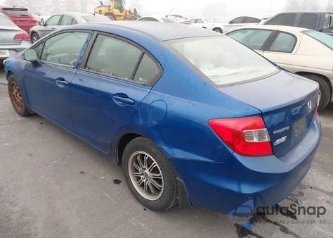 2012 Honda Civic Lx из США, поврежденный, VIN 19XFB2F53CE050776